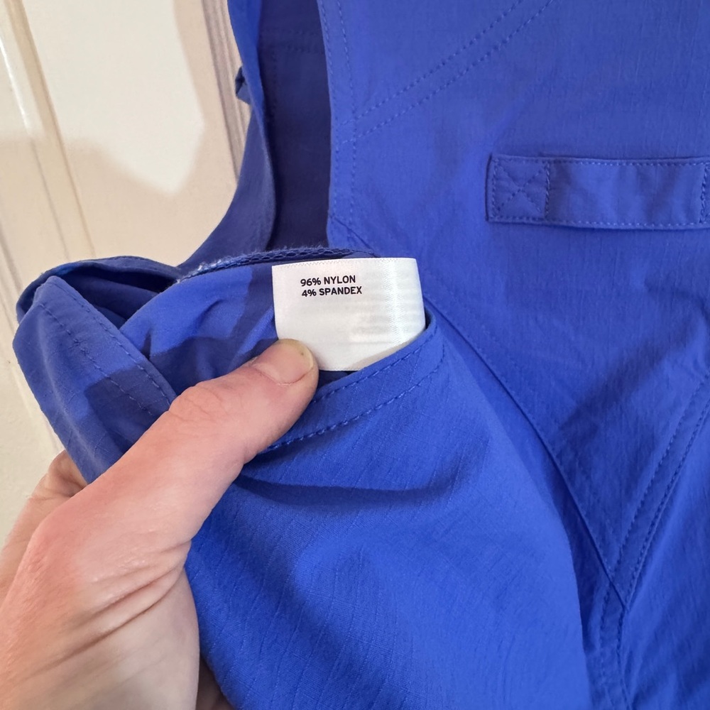 Duluth Trading Co Garden Overalls Long Bright Blue Size medium x 29 - Picture 5 of 7